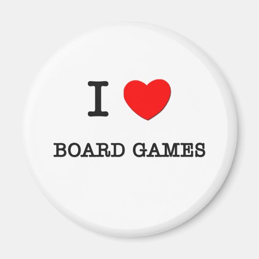 I LIEBE BOARD SPIELE MAGNET (Vorne)