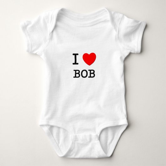 I Liebe-Bob Baby Strampler (Vorderseite)