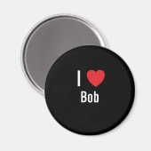 I LIEBE BOB MAGNET (Vorderseite/Rückseite)