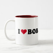I LIEBE-BOB ZWEIFARBIGE TASSE (Links)