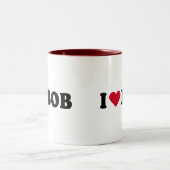 I LIEBE-BOB ZWEIFARBIGE TASSE (Mittel)