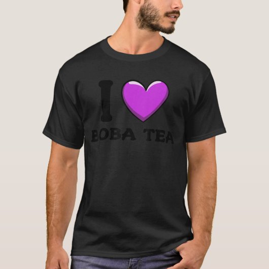 I Liebe Boba Tea Bubble Tee Liebhaber_1 (Vorderseite)