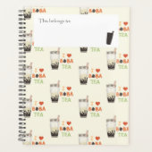 I Liebe Boba Tea Planner Planer (Vorderseite)