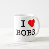 I Liebe Bobby Kaffeetasse (VorderseiteRechts)