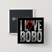 I Liebe Bobo Button (Vorne & Hinten)