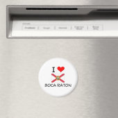 I Liebe BOCA RATON Florida Magnet (In Situ (Geschirrspüler))