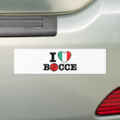 I Liebe Bocce Autoaufkleber (Auf Auto)