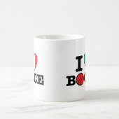 I Liebe Bocce Kaffeetasse (Mittel)