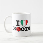 I Liebe Bocce Kaffeetasse (Links)