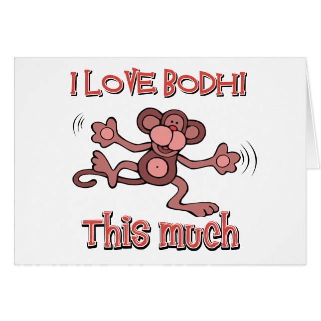 I Liebe Bodhi (Vorderseite (Horizontal))