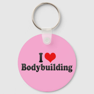 I Liebe-Bodybuilding Schlüsselanhänger