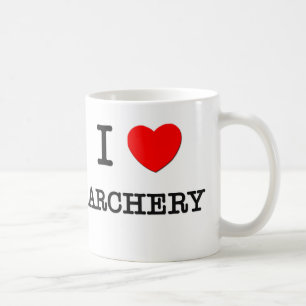I Liebe-Bogenschießen Kaffeetasse