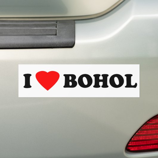 I Liebe Bohol Autoaufkleber (Auf Auto)