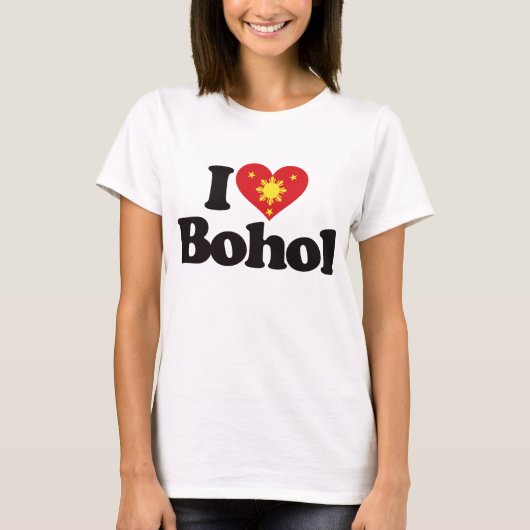 I Liebe Bohol T-Shirt (Vorderseite)