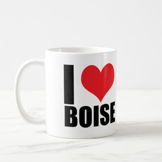 I Liebe Boise Kaffeetasse (Links)