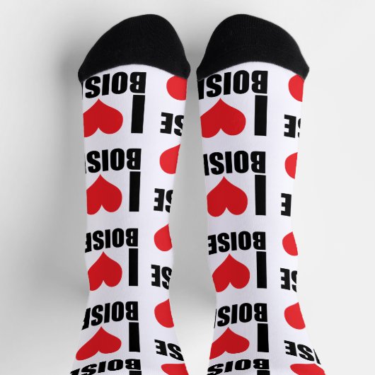 I Liebe Boise Socken (Oben)