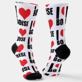 I Liebe Boise Socken (Gewinkelt)