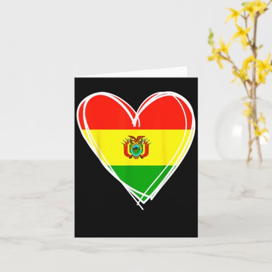 I Liebe Bolivien Cool Bolivien Flag Herzdesign Bol Karte (Gelbe Blume)