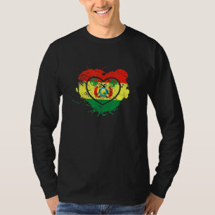 I Liebe Bolivien I Liebe Soccer T-Shirt