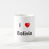 I Liebe Bolivien Kaffeetasse (Mittel)
