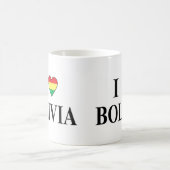 I Liebe Bolivien Kaffeetasse (Mittel)
