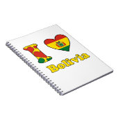 I Liebe Bolivien Notizblock (Rechte Seite)
