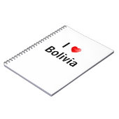 I Liebe Bolivien Notizblock (Linke Seite)