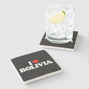 I LIEBE BOLIVIEN STEINUNTERSETZER