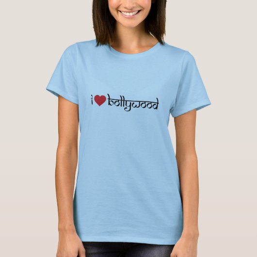 I Liebe Bollywood T-Shirt (Vorderseite)
