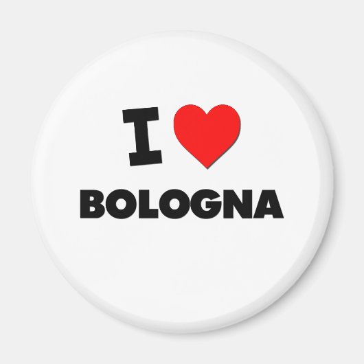 I Liebe Bologna Magnet (Vorne)