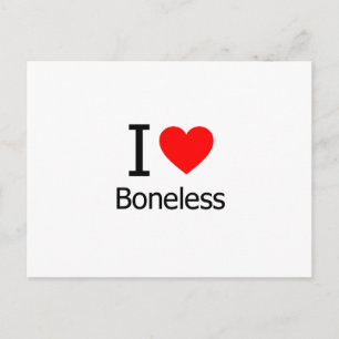 I Liebe Boneless Postkarte