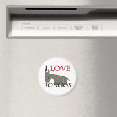 I Liebe Bongos Magnet (In Situ (Geschirrspüler))