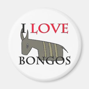 I Liebe-Bongos Magnet