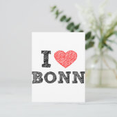 I Liebe Bonn Postkarte (Stehend Vorderseite)