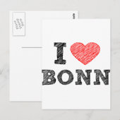 I Liebe Bonn Postkarte (Vorne/Hinten)