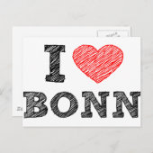 I Liebe Bonn Postkarte (Vorne/Hinten)