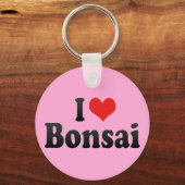 I Liebe Bonsai Schlüsselanhänger (Vorderseite)