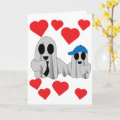 I Liebe BOO Vater von Sohn Karte (Gelbe Blume)