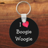 I Liebe Boogie Woogie Schlüsselanhänger (Vorderseite)