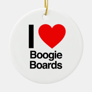i Liebe Boogys Keramikornament