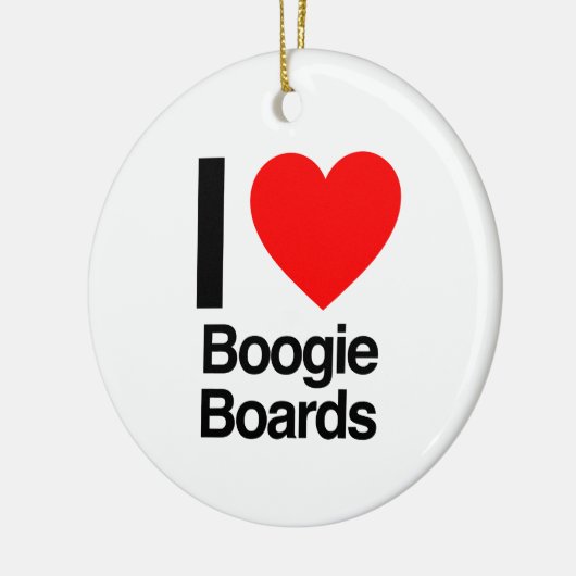 i Liebe Boogys Keramikornament (Links)