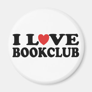 I Liebe Bookclub Magnet