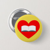 I Liebe Books Button (Vorne & Hinten)