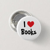 I Liebe Books Button (Vorne & Hinten)