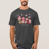 I Liebe Books & Coffee T - Shirt (Vorderseite)