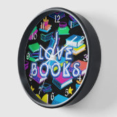 I Liebe Books Colorado Round Uhr (Winkel)