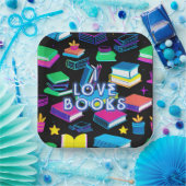 I Liebe Books Colorado Square Pappteller (Party)