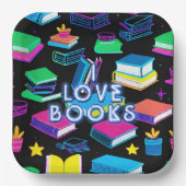 I Liebe Books Colorado Square Pappteller (Vorderseite)