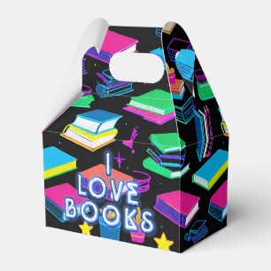 I Liebe Books Colorful Gable Geschenkschachtel