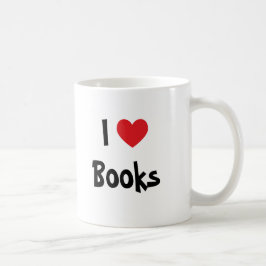 I Liebe Books Kaffeetasse